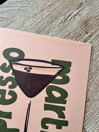 SAMPLE - A4 Espresso Martini Print