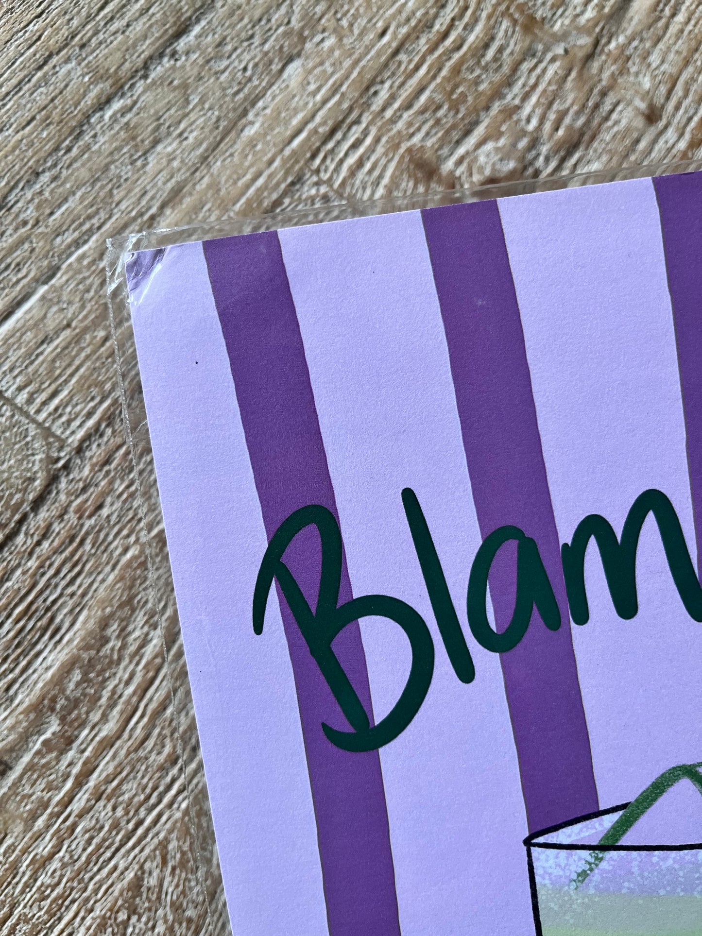 SAMPLE - A4 Blame it on the Margs Print