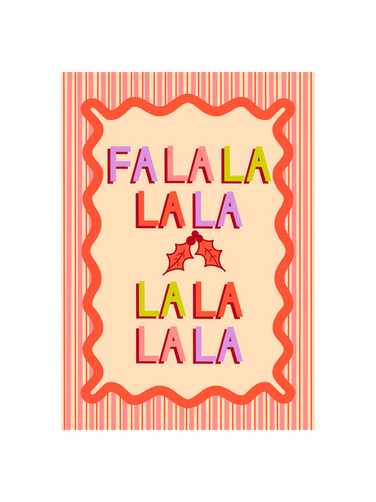 Fa LaLaLaLa LaLaLaLa Card