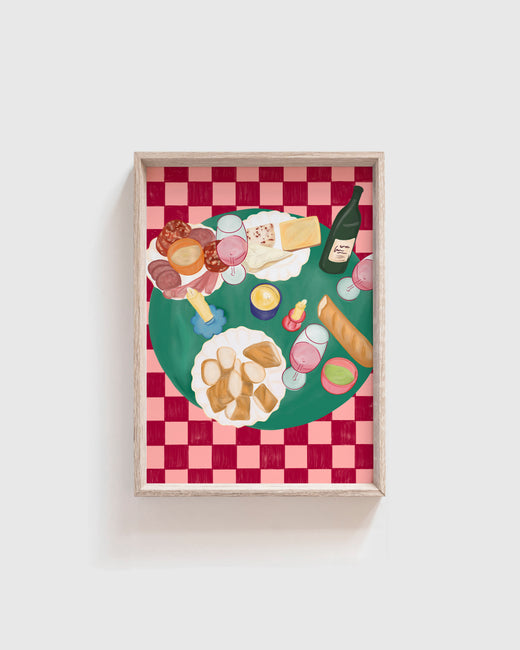 Girl Dinner Print