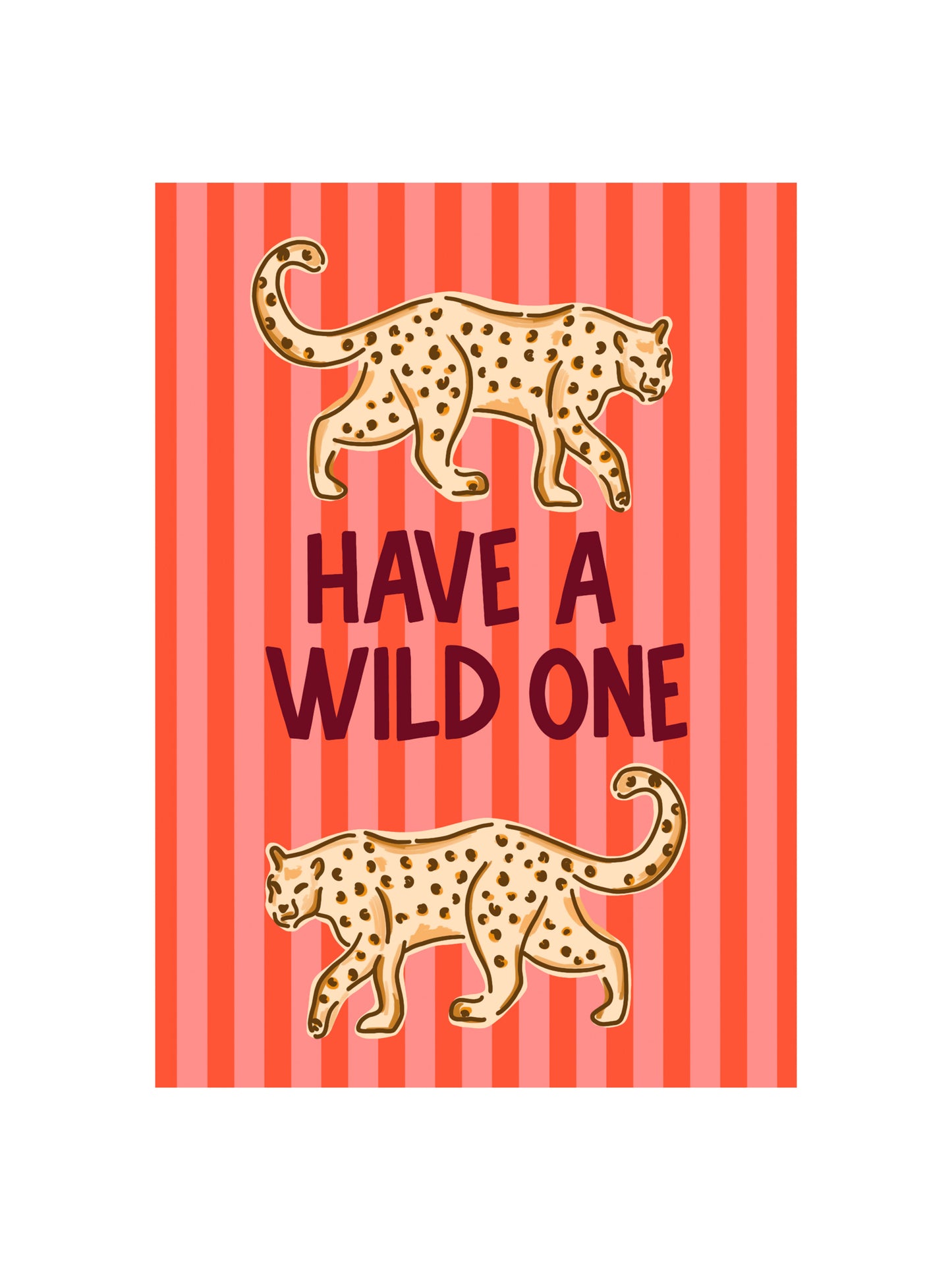 Have a Wild One Card in Pink