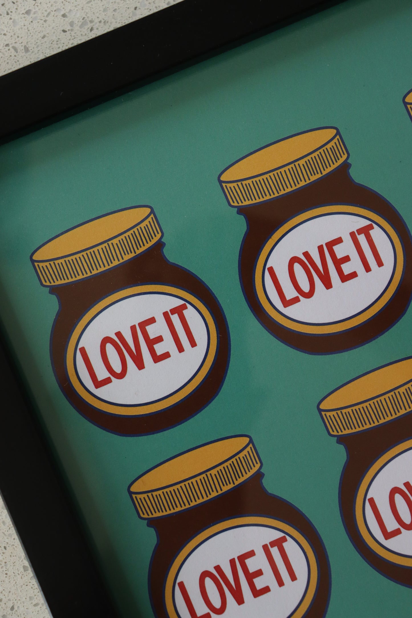 A4 Black Framed Love It