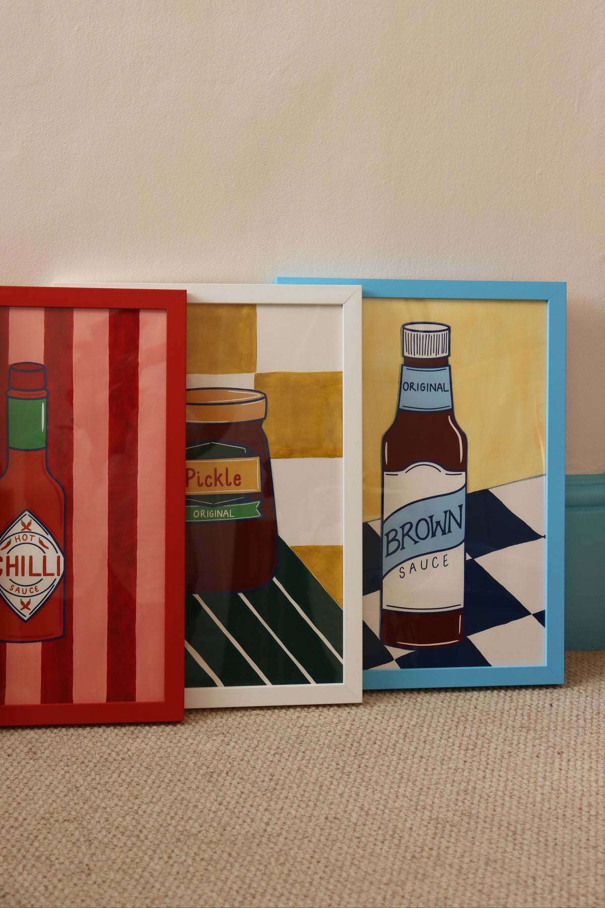 Brown Sauce Framed Original Artwork