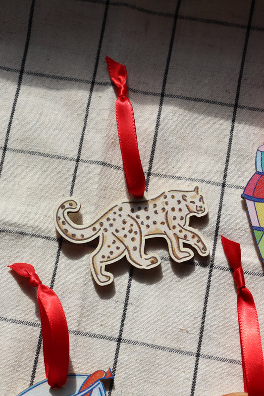 Leopard Christmas Decoration