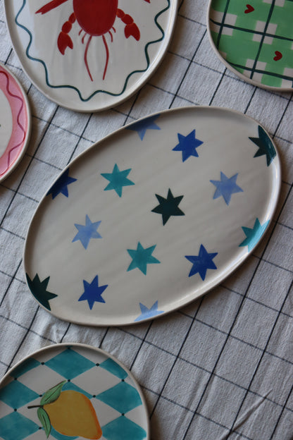 Blue Star Serving Platter