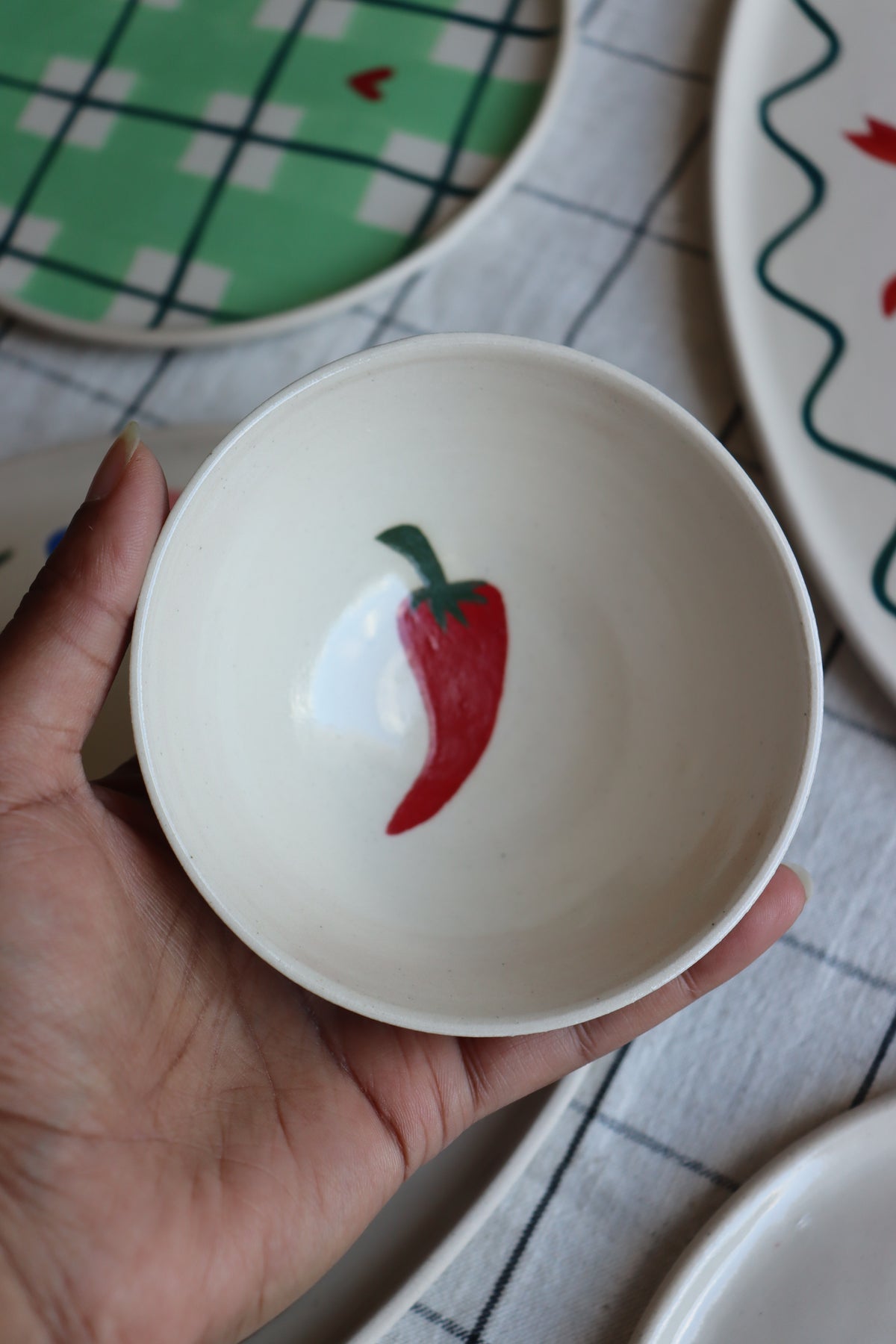 Chilli Diamond Snack Bowl