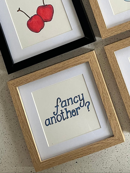 'Fancy Another?' Framed Original Artwork