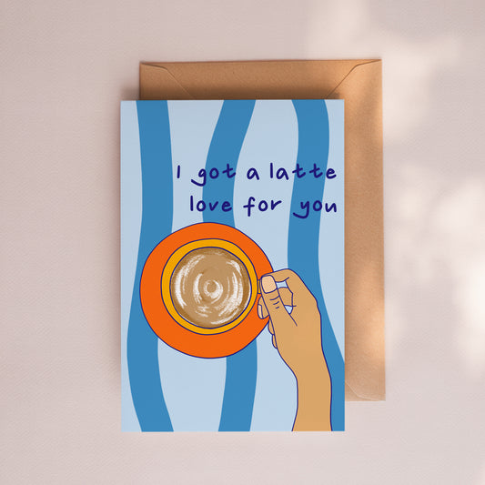 A Latte Love Card