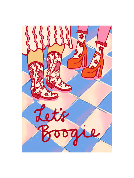 Let's Boogie Card