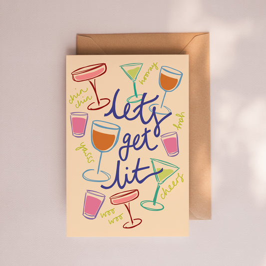 Let's Get Lit Card
