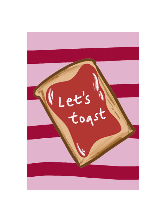 Let's Toast Card
