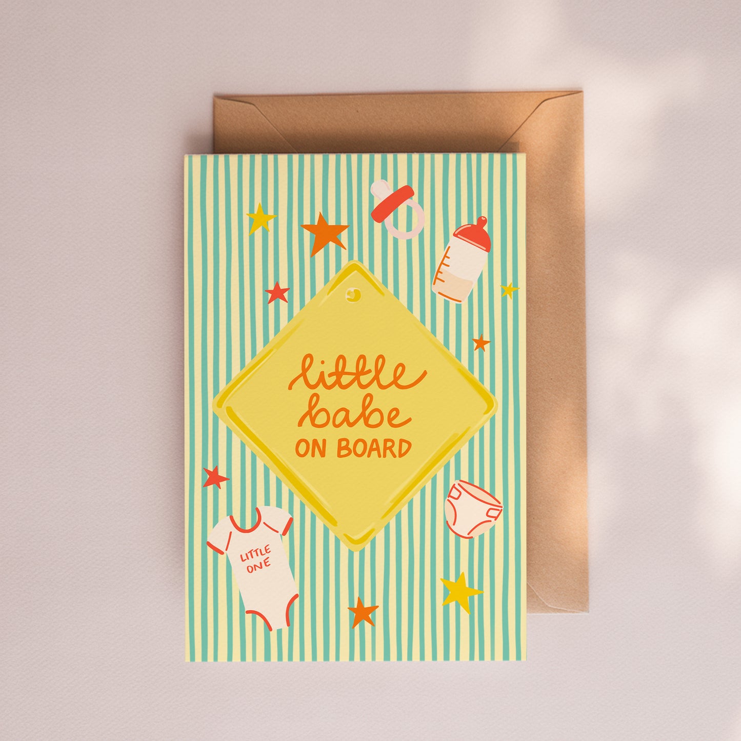 Little Babe on Board Card