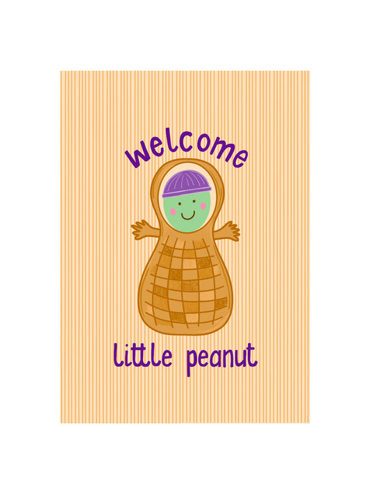 Welcome Little Peanut Card