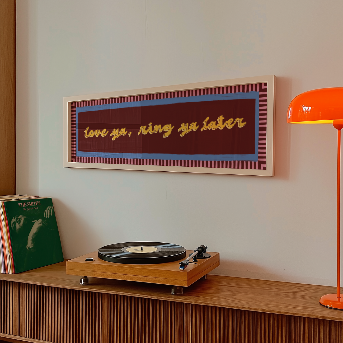 Love Ya, Ring Me Later Framed Print