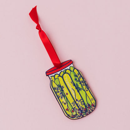 Pickles Jar Christmas Decoration