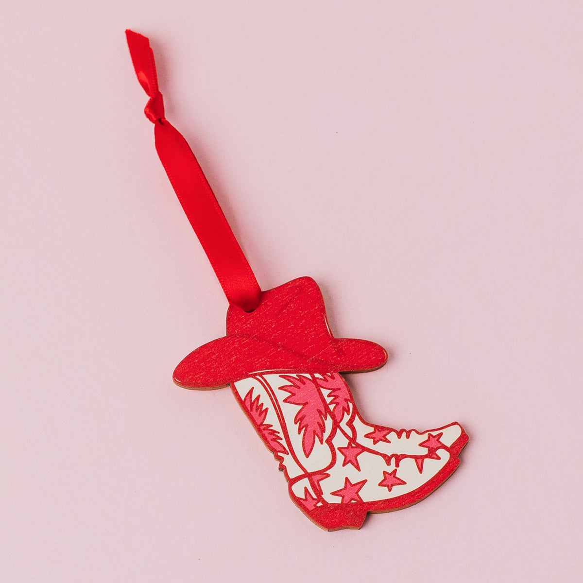 Cowboy Boot Christmas Decoration