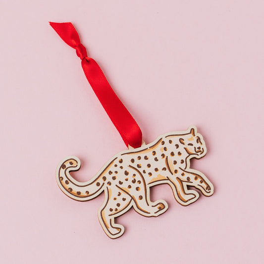 Leopard Christmas Decoration