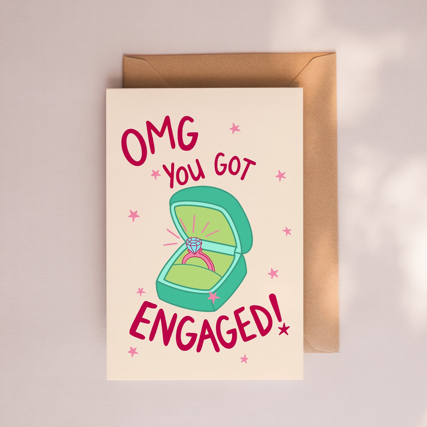 Omg You Got Engaged Card