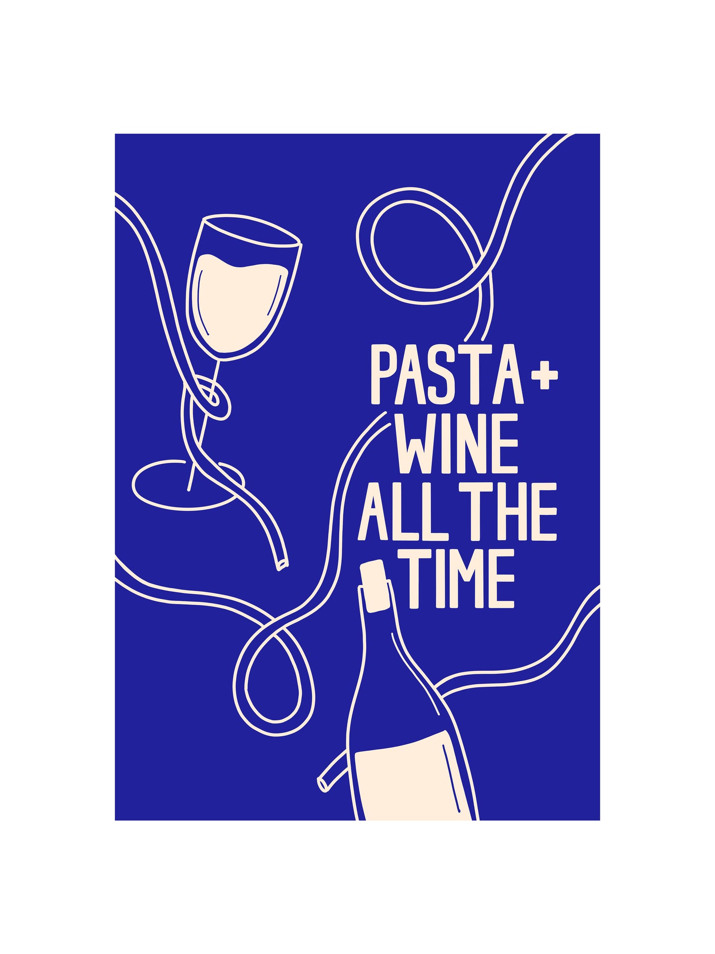 Pasta + Wine Print