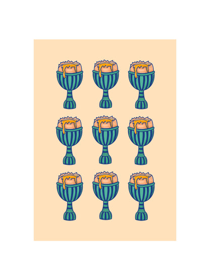 Runny Yolks Print