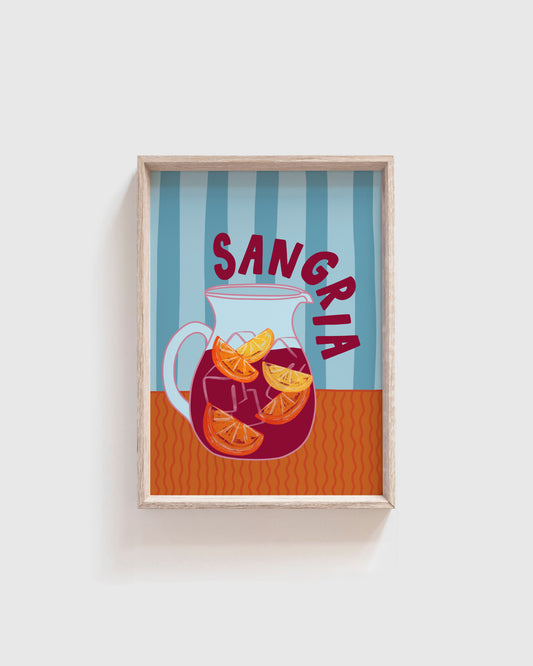 SAMPLE - A4 Sangria Print