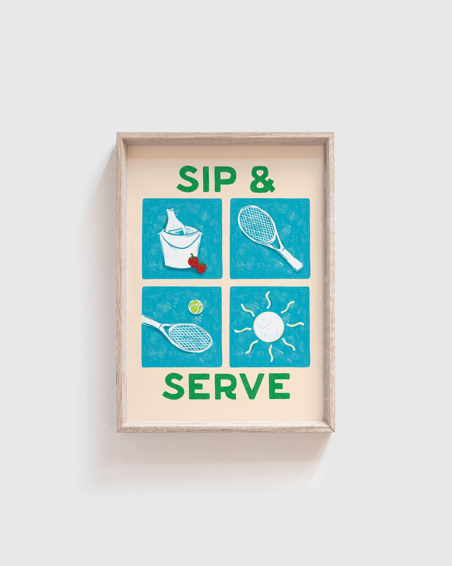 Sip and Serve Print