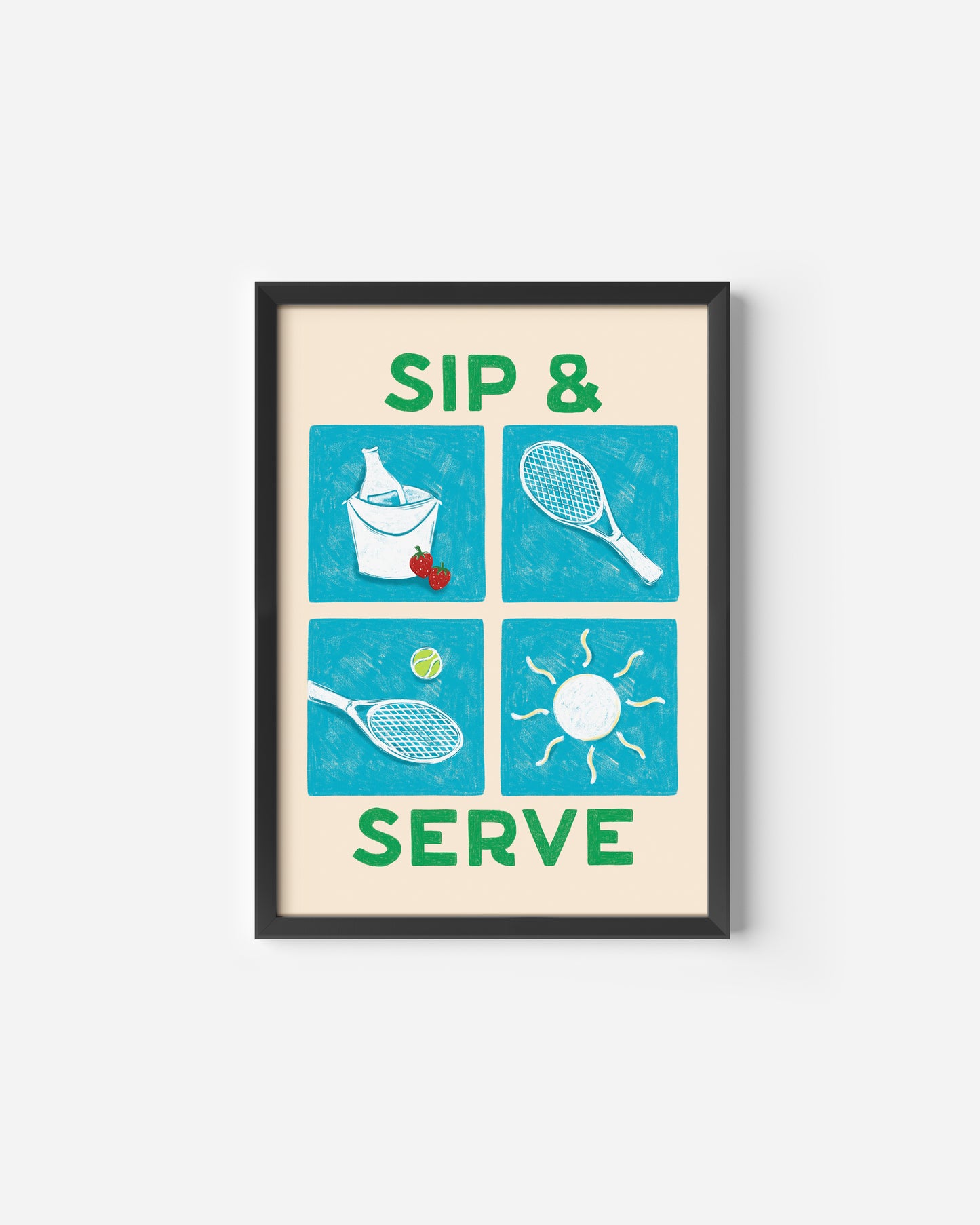 Sip and Serve Print