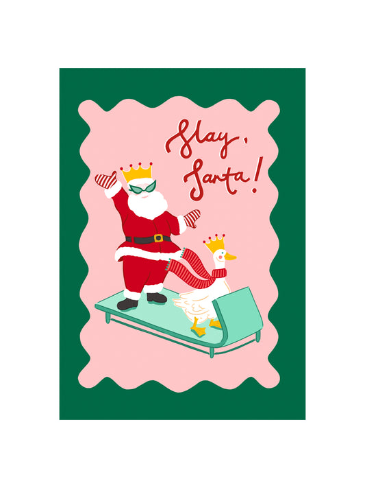 Slay Santa Card