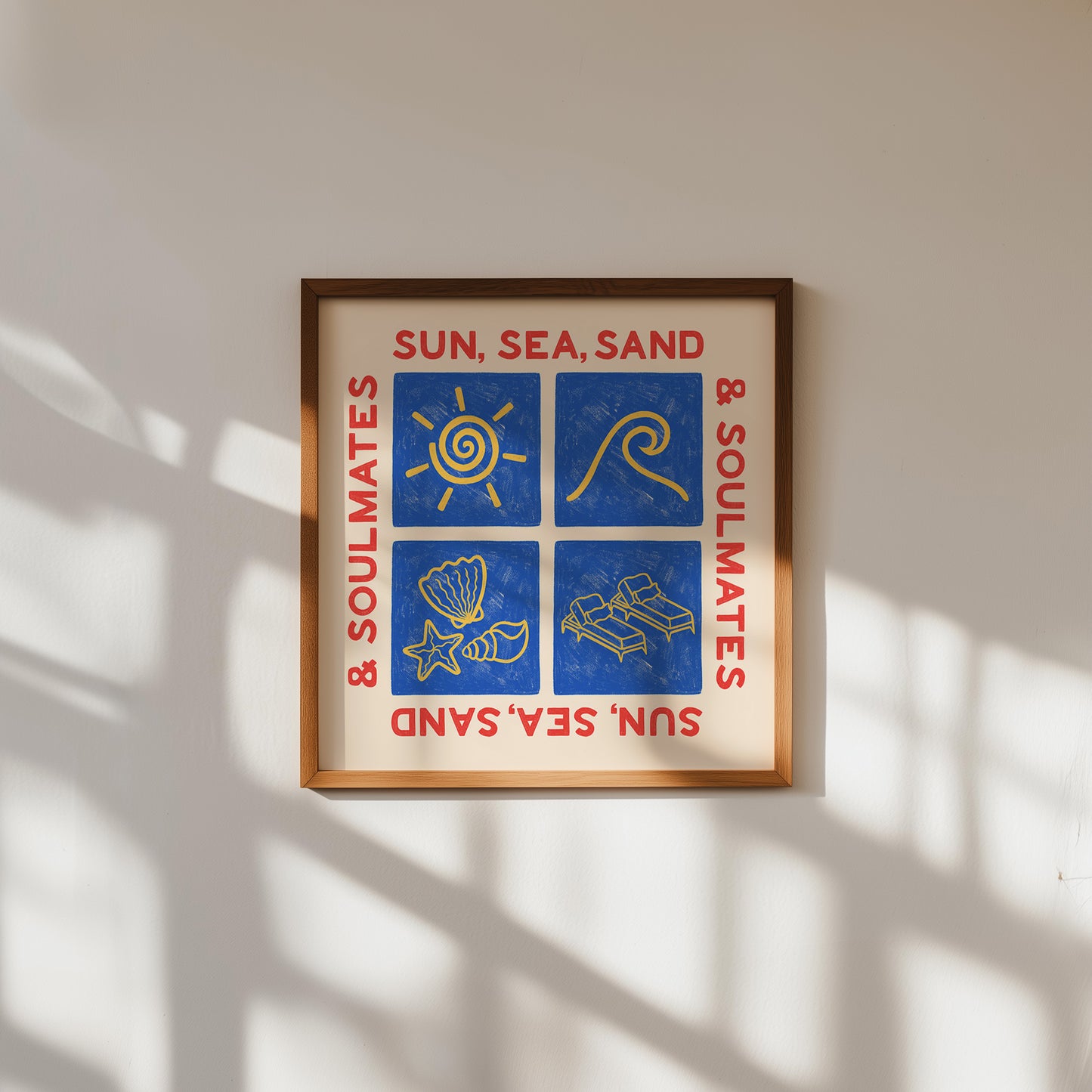 Soulmates Square Print