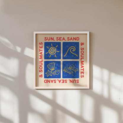 Soulmates Square Print
