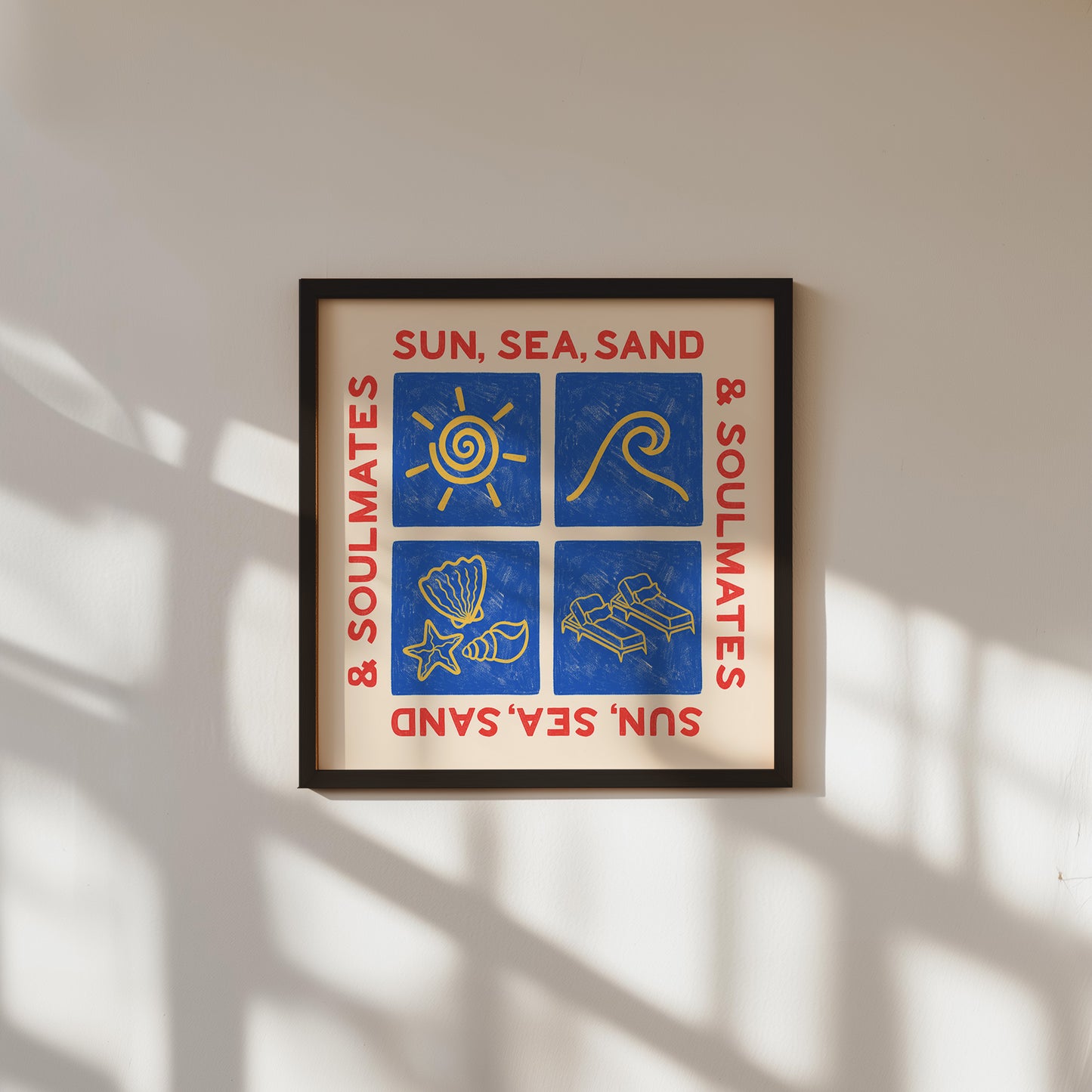 Soulmates Square Print