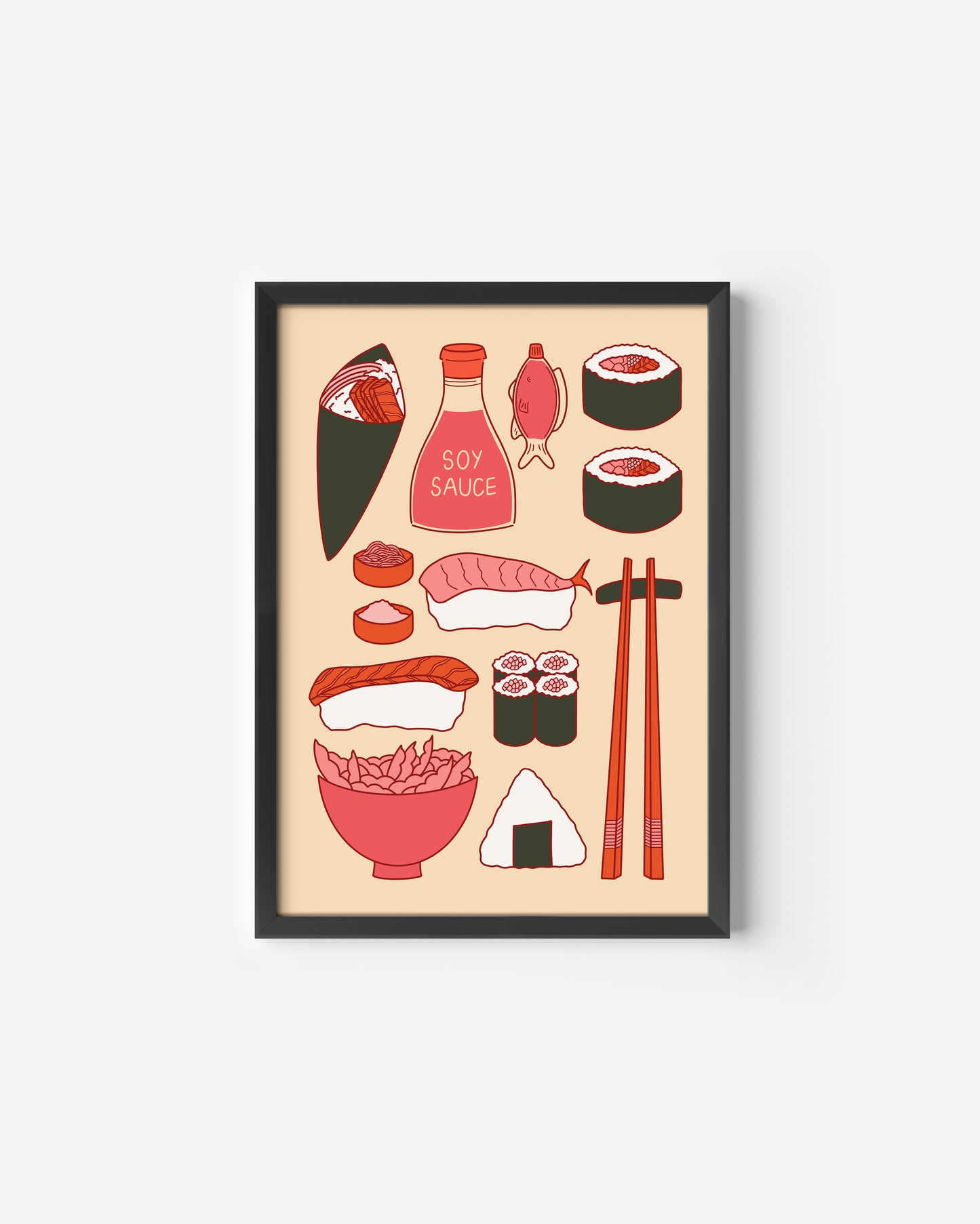 Sushi Dinner Print