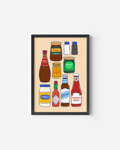 Table Sauces Print