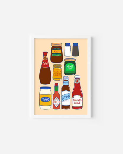 Table Sauces Print