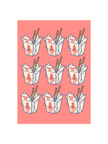 Takeaway Box Print