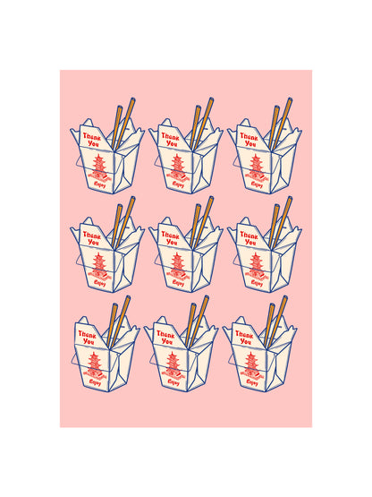 Takeaway Box Print