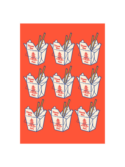 Takeaway Box Print