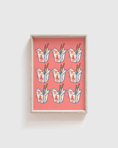 Takeaway Box Print