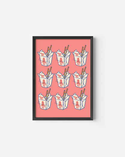 Takeaway Box Print