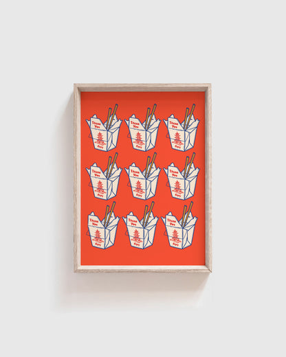 Takeaway Box Print