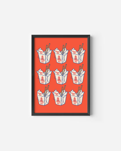 Takeaway Box Print