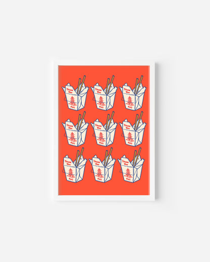 Takeaway Box Print