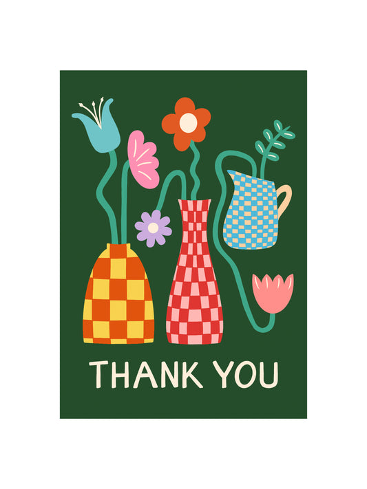 Thank You Flowers Card