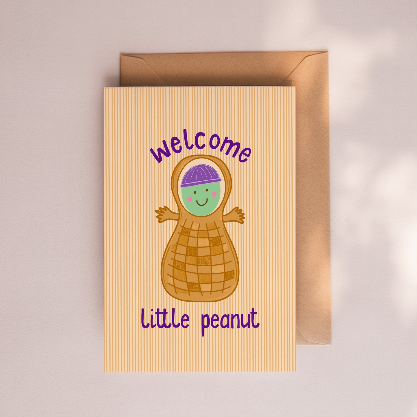 Welcome Little Peanut Card