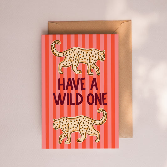 Have a Wild One Card in Pink