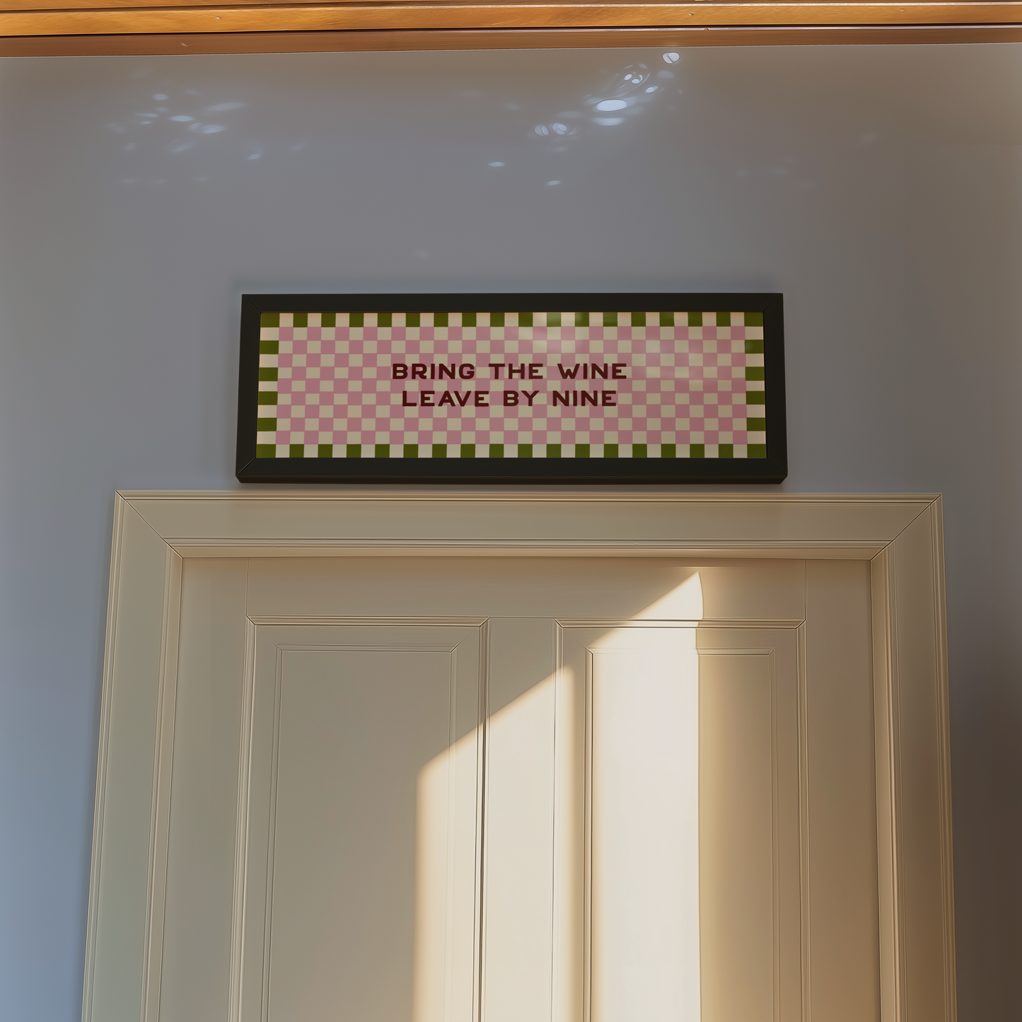 Bring the Wine Framed Print
