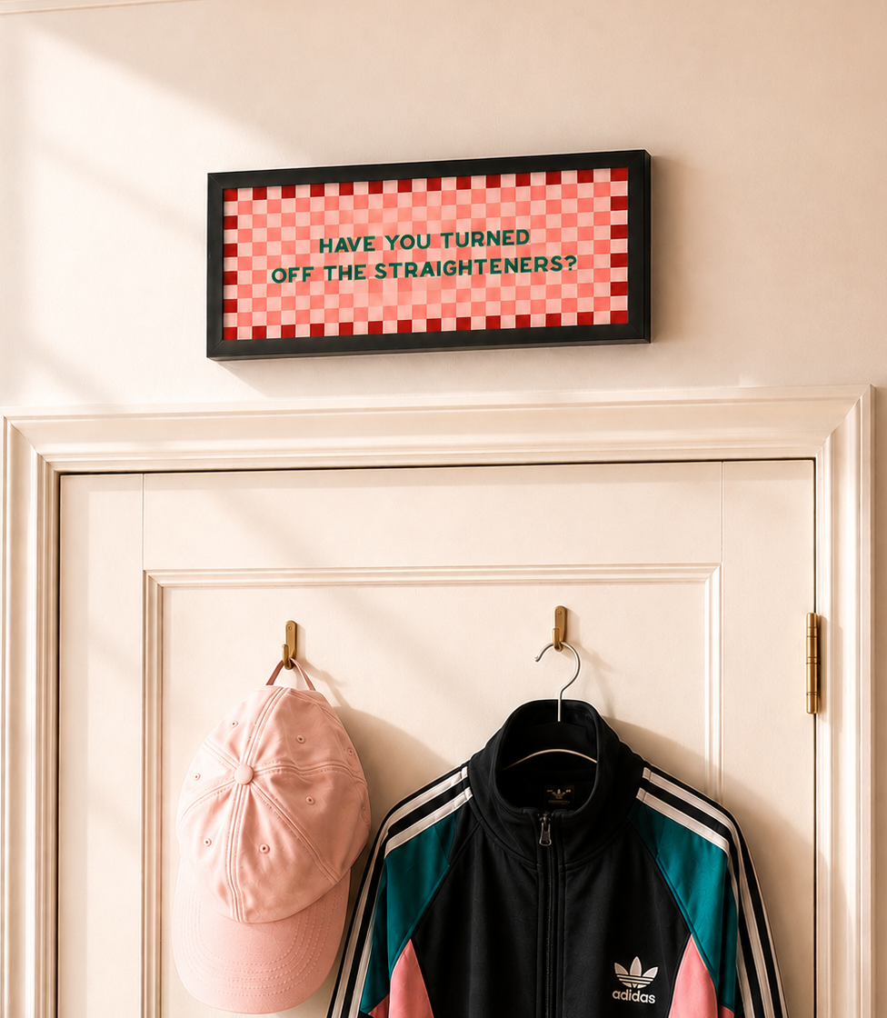 Turned off the Straighteners Framed Print