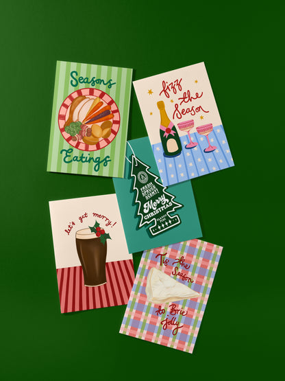 Choose Your Own Mixed Pack of 5 Christmas Cards